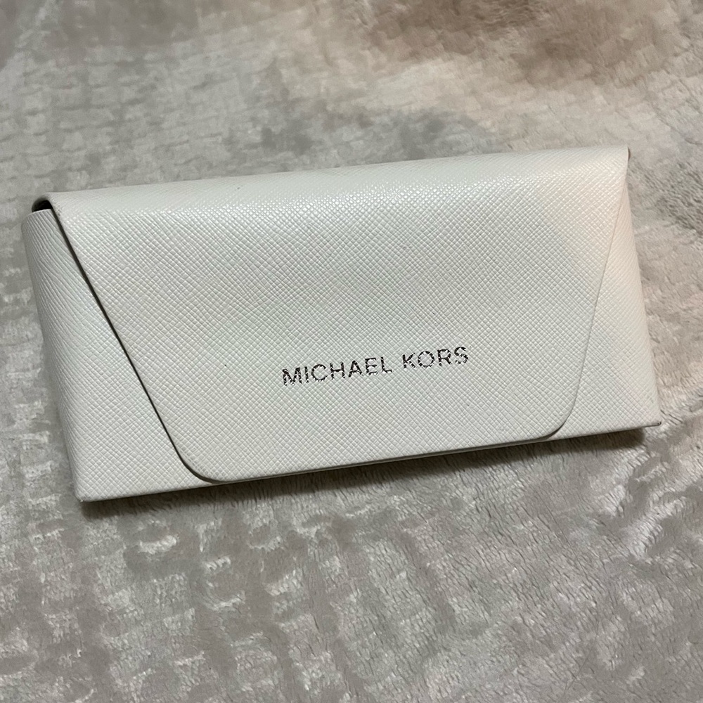 Michael Kors White glasses case